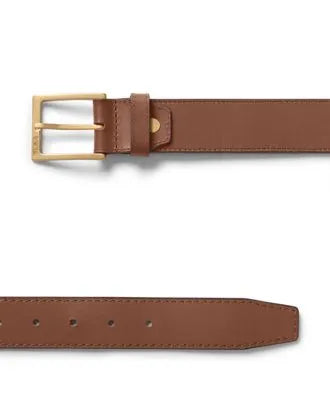 Rectangle Leather Belt 35mm