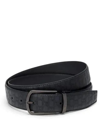 T-Embossed Reversible Leather Belt 35mm